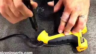 FastCap Kaizen Foam Tips  cutting tools with cords into the foam [upl. by Nereen]