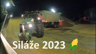 🌽Siláže 2023  RenoFarma Beskyd as😍 [upl. by Suirtimed608]