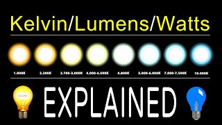 How To Chose LED Bulbs  Kelvin Lumens amp Watts EXPLAINED [upl. by Akino941]