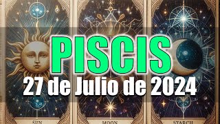 PISCIS 🔮Una oportunidad de suerte que perdiste🙏Tarot PISCIS hoy 27 Julio 2024💓Horoscopo de hoy [upl. by Laurianne833]