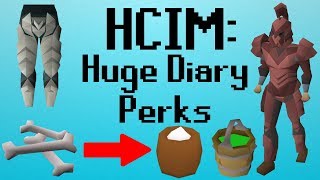 OSRS HCIM 81 Huge Diary Perks 17482277 [upl. by Dianthe274]