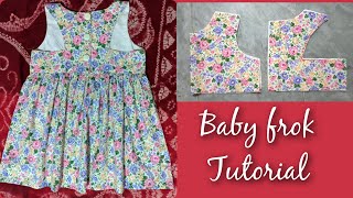 Baby frock cutting and stitching [upl. by Ylevol284]