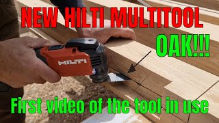 NEW Hilti Multitool tested in solid Oak [upl. by Tamas152]