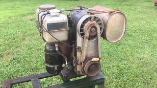 JLO Two Stroke Cycle AirCooled Diesel Engine [upl. by Swartz]