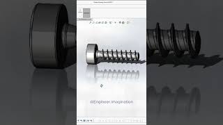 Thread Forming Screw EngineerImagination shorts solidworks viralshorts 3d model [upl. by Bergen23]