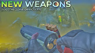 Helldivers 2 – New Viper Commando Weapons Solo Tested Are They Any Good Helldive Difficulty [upl. by Doykos]