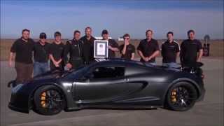 Worlds Fastest 27049 mph Hennessey Venom GT [upl. by Anairad236]