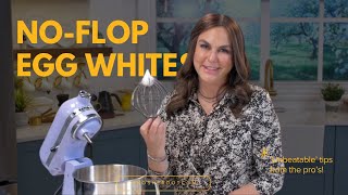 How To Whip Egg Whites The RIGHT Way Perfect Stiff Peaks [upl. by Seroled660]