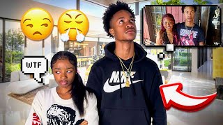 CALLING MY GF MY BESTFRIEND NAME PRANK‼️she left me😢 [upl. by Bortman]