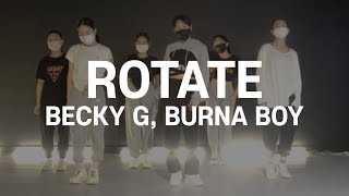 Rotate  Becky G Burna Boy  HARI Choreography  THE CODE DANCE STUDIO [upl. by Yssep]