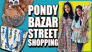 TNagar Pondy Bazar Street Shopping Vlog  Chennai Shopping [upl. by Enilamme716]