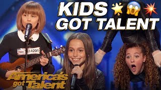 Grace VanderWaal Sofie Dossi And The Most Talented Kids Wow  America’s Got Talent [upl. by Scheer]