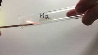 Flame Test  Hydrogen [upl. by Elum482]