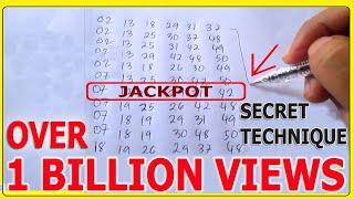 Secret Lottery Strategy to win the Jackpot and Consolation Prizes [upl. by Ernestine]