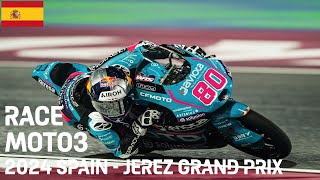 🏍️ MOTO3 RACE Highlights  Spain 2024  Circuit of Jerez 🏁 Alonso Holgado Rueda  spanishGP [upl. by Dulsea709]