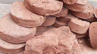 Crispy Red Sand Circles💧 Crumbling First Time Long Video in my channelasmr [upl. by Vtehsta]