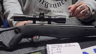 THE CROSMAN F4 AIRGUN GETS REVIEWED AND SHOT [upl. by Cony844]