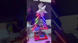 DIY WLED Christmas Tree with a Rotating Star  Festive Light Display [upl. by Saimerej218]