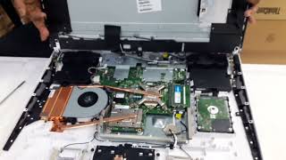 HP pavilion all in one 24k1001ne ram update  how to upgrade the ram an hp pavilion aio 24k1001ne [upl. by Alia]