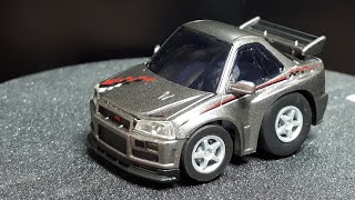 Tooned Nissan Skyline GTR R34 Nismo Ztune by ChoroQ w3D printed wheelswap [upl. by Lepper]