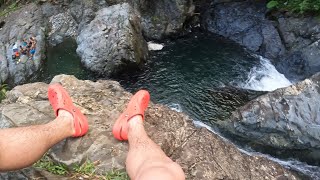 CLIFF JUMPING IN THE RAINFOREST  PUERTO RICO ADVENTURE VLOG [upl. by Nahtam]