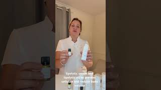 How to use lipolytic cream and lipolytic oil to prevent cellulite and reduce body volume [upl. by Nosmoht]