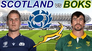 SCOTLAND vs SOUTH AFRICA 2024 Live Commentary [upl. by Adelric]