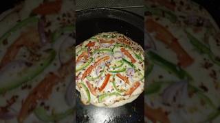 Quick and easy 🍳 pan pizza 🍕 viral  trending  yt shorts  shorts feed [upl. by Atirys]