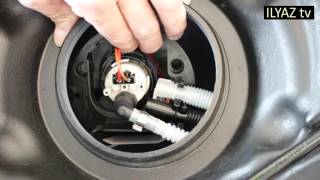 Mercedes CLS E Class Fuel Pump Replacement [upl. by Strickler141]