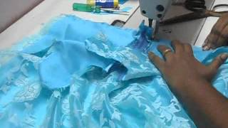 Attaching the bodies and the skirt frock making part 2 [upl. by Narcho]