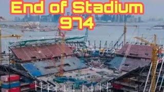 Workers Begin Dismantling Qatar World Cup Container Stadium 974 [upl. by Adnolahs]