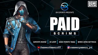 DX PAID SCRIMS IS LIVE  BGMI SCRIMS  PAID SCRIMS  BGMI CUSTOMS  06 JUNE [upl. by Jinny]