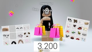 💸💰32K ROBUX SHOPPING SPRE DREAM ITEM premium ¥32k new intro [upl. by Haram]