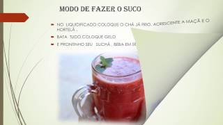 SUCHÁ DE HIBISCO COM MAÇÃ SUCO  CHÁ [upl. by Ttenaej]