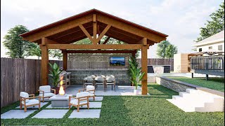 Modern Pergola amp Gazebo Designs  Creating the Perfect Terrace Lounge [upl. by Airt]