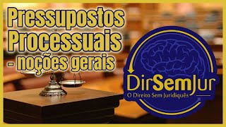 Pressupostos Processuais  noções gerais Novo CPC [upl. by Naletak]