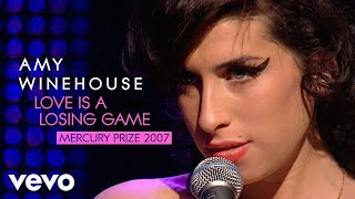 Amy Winehouse  Love Is A Losing Game Live At The Mercury Awards  2007 [upl. by Yeroc]