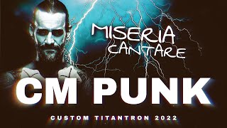 ► CM Punk 1st Custom Titantron  Miseria Cantare ◄ [upl. by Ssitruc936]