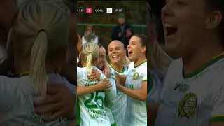 HAMMARBYS MÅL I SEGERN MOT PITEÅ MED 20 hammarby bajen damallsvenskan [upl. by Scheld653]