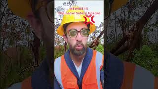 Newbie and chainsaw fails fail construction adamrose workers [upl. by Ibib23]