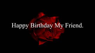 HAPPY BIRTHDAY WISHES FOR FRIEND  BIRTHDAY MESSAGE [upl. by Fedora]