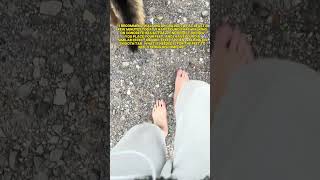 Foot rehab walking on gravel barefoot foothealth [upl. by Carmine148]