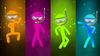 Stickman Party minigames funny gameplay 2024 ios android [upl. by Nitsuj]