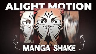 Alight Motion Manga Shake  Shake Effects [upl. by Shandy]