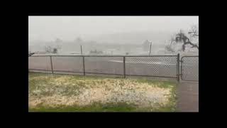 Hail in Morenci Arizona on Sunday July 26 2022 [upl. by Ieluuk999]