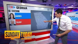 Steve Kornacki shares states to look out for on election night [upl. by Nagiem186]