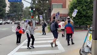 UAW 4811 strike extended to UCLA 5282024 [upl. by Nebur]