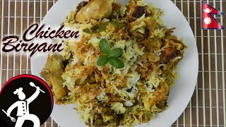 Chicken Biryani recipe How to make Chicken Biryani  Nepali Food Recipe  Yummy Food World 🍴27 [upl. by Namijneb]