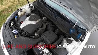 20112013 kia OPTIMA THERMOSTAT REMOVAL AND INSTALL [upl. by Libbna]