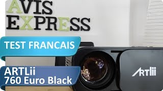 Test du projecteur Artlii 760 euro black  Estil le meilleur 720P à LED [upl. by Ahsein]